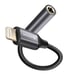 Adaptateur Audio Lightning vers Jack 3.5 mm p. iPhone Noir