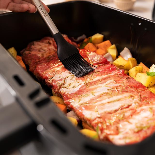 Cecotec Friteuse sans huile 9 à air chaud Cecofry Dual 9000. numérique et compacte double température technologie PerfectCook possibilité de diviser le seau de 4 5 en 2 6 modes - vue 4