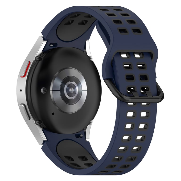 Bracelet de montre en silicone DarkBlue Samsung Galaxy Watch 3 41 mm44 Classic55 Pro Neuf