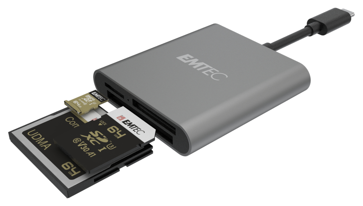 Emtec ECCAREADT610C lecteur de carte mémoire USB 3.1 Neuf - vue 3