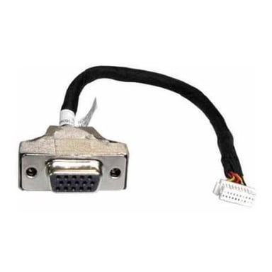 Shuttle PVG01 VGA port expansion kit for Slim-PCs 15-pin Mini D-Sub 2 x 10-pin Negro, Acero inoxidable, Blanco