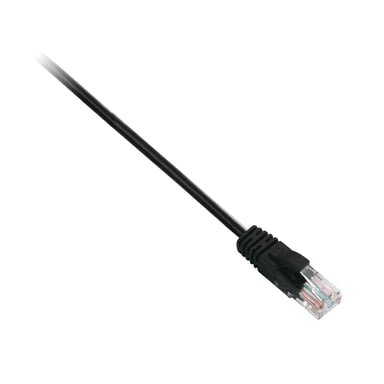 V7 Câble RJ45 Cat5e non blindé (UTP) RJ45 mâle vers RJ45 mâle, noir 5m 16.4ft