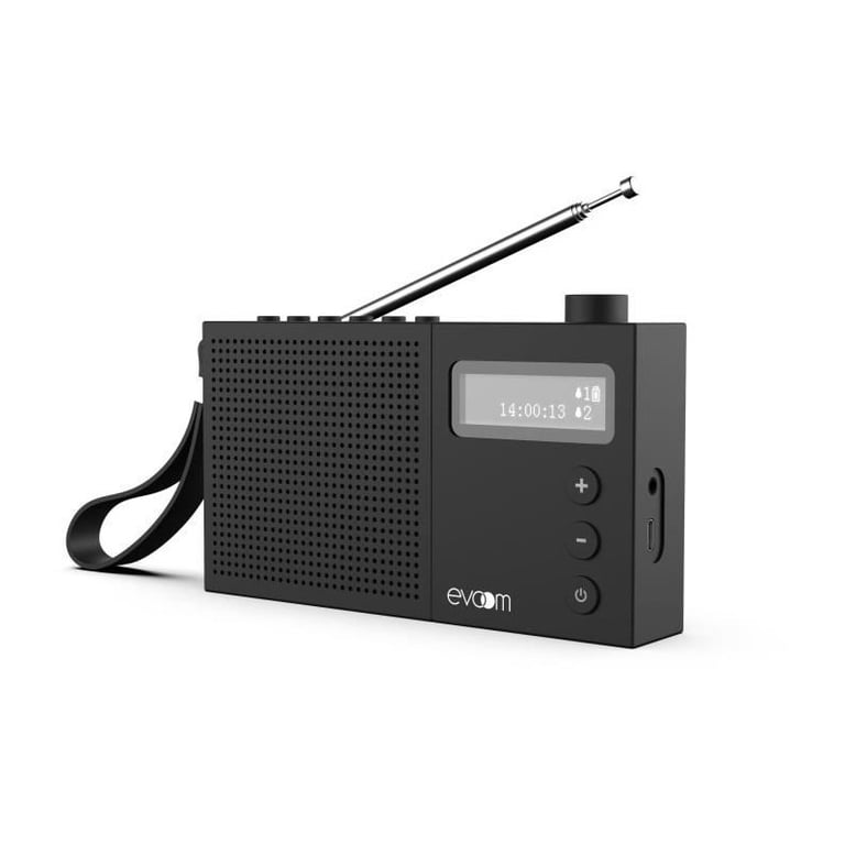 Radio Réveil EVOOM EGY – FM/DAB+, Alimentation USB ou Piles, 2 Alarmes - vue 2