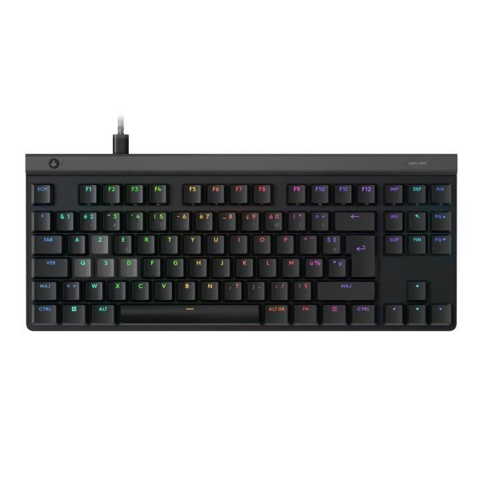 Clavier gaming filaire Azerty Logitech G515 RAPID TKL Noir - Neuf