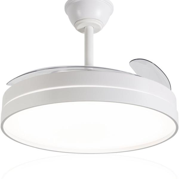 Ventilateur de Plafond avec Lumière Daewoo DW5008 106cm 6 Vitesses Pales Rétractables Télécommande - vue 3