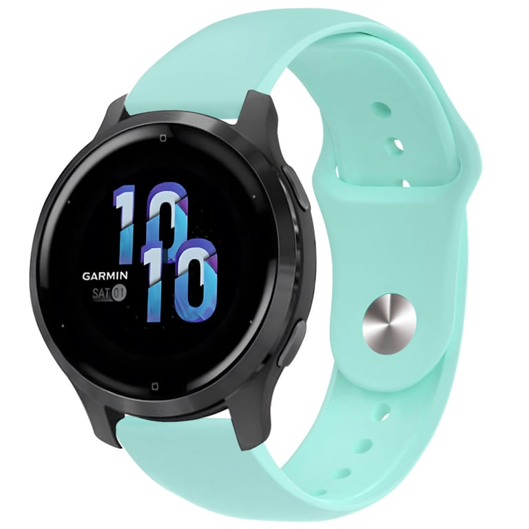 imoshion Bracelet sport en silicone - Connexion universelle 22 mm - Vert menthe - Neuf