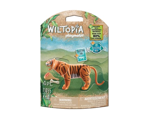 Playmobil Figure Wiltopia Tigre Multicolor Plastique 5-10 ans pour garçon - vue 5