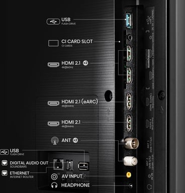 Hisense 55E7NQ PRO 139,7 cm (55'') 4K Ultra HD Smart TV Wifi Gris 400 cd / m²