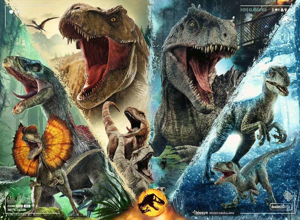 Puzzle 100 pièces : Jurassic World : Domination Ravensburger France - vue 3