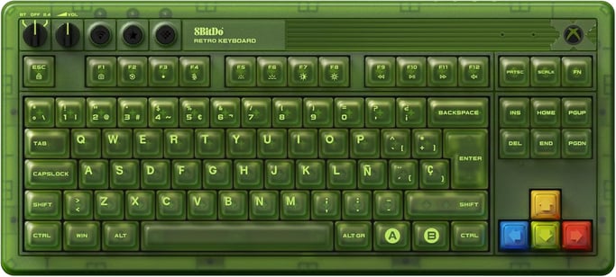 8BitDo Retro Mechanical Azerty Keyboard Xbox Edition