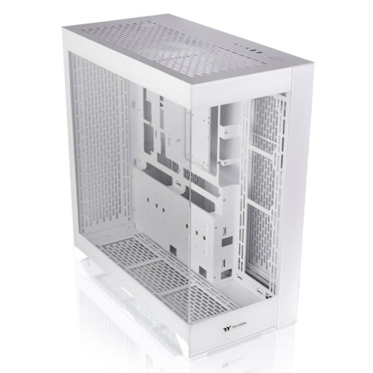 THERMALTAKE Nom : Boitier Moyen Tour E-ATX Centralized Thermal Efficiency E660 MX avec panneaux vitrés (Blanc) - Neuf