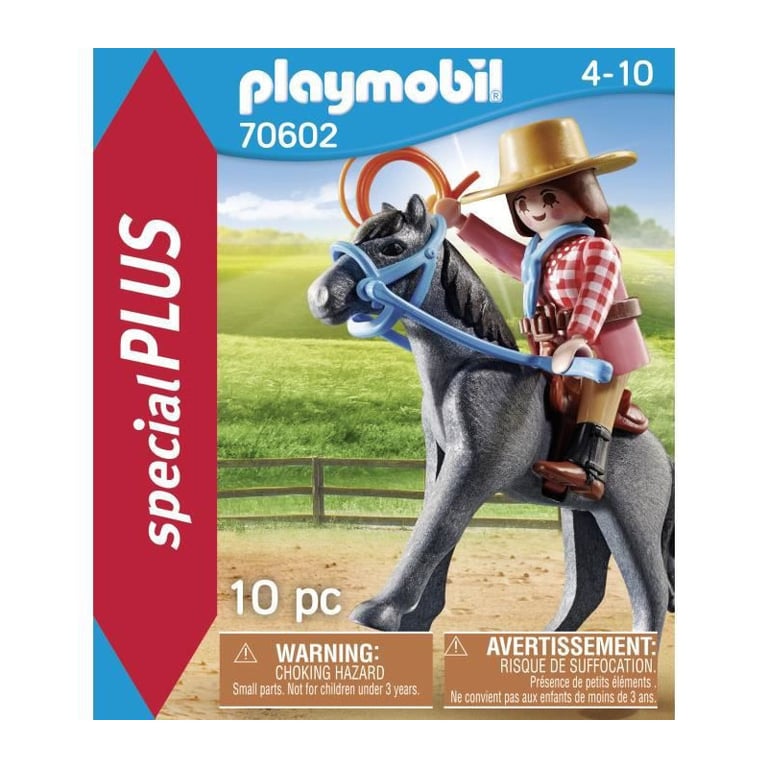 PLAYMOBIL - 70602 - Cavaliere et cheval - Neuf