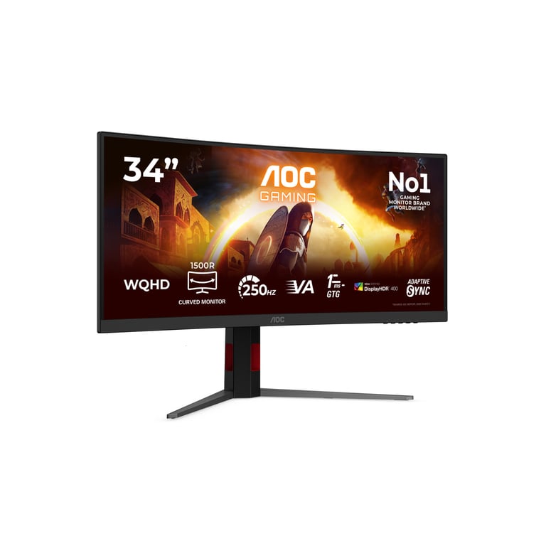 AOC CU34G4ZCA Moniteur incurvé 34 3440x1440 250Hz Neuf - vue 2