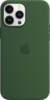 Coque en silicone avec MagSafe pour iPhone 13 Pro Max Vert