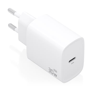 CARGADOR AISENS GAN 30W 1XUSB-C PD3.0 BLANCO