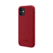 Funda de gamuza Alcántara para Apple iPhone 12 mini, rojo rubí