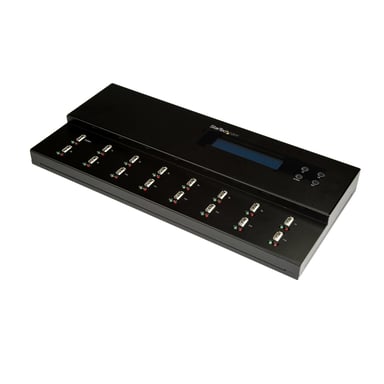 StarTech.com Clonador Autónomo 1:15 para Memorias USB - Copiador de Unidades de Memoria USB - Copia Sector por Sector de Sistema y Ficheros - 1,5 GB/min - Borrado de 3 Pasos - Pantalla LCD