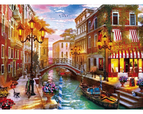Clementoni Atardecer sobre Venecia Juego de puzzle 500 pieza(s) Paisaje