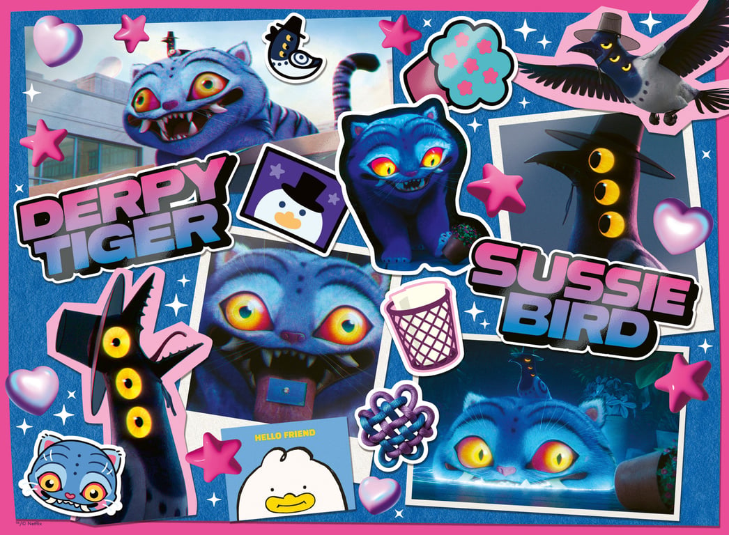 Ravensburger Puzzles Enfants 300 pièces KPop Demon Hunters Derpy & Sussie 12004758 - vue 5