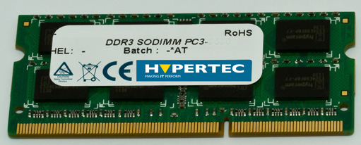 Hypertec 4GB SODIMM (PC3-10600) módulo de memoria