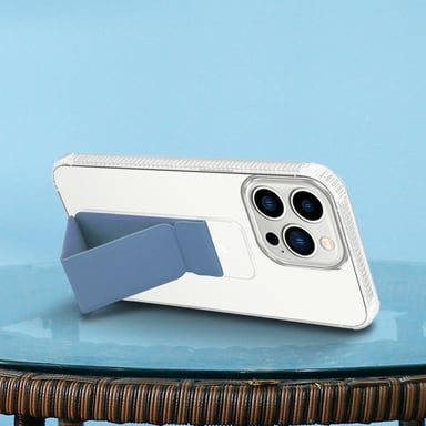 Coque pour Apple iPhone 13 PRO en BLEU CLAIR Housse de protection Étui en silicone TPU flexible avec support et fonction stand