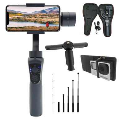 Back2buzz - Stabilizzatore a 360 gradi su 3 assi - Pacchetto GoPro Premium
