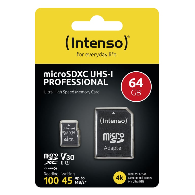 Intenso microSD Karte UHS I Premium Classe 10 Neuf - vue 2