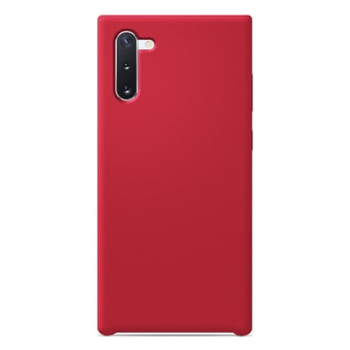 Coque silicone unie Soft Touch Rouge compatible Samsung Galaxy Note 10