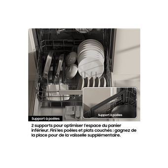 Lave vaisselle Samsung DW80H73YAFFU1 14 couverts A WiFi AutoRelease - vue 4