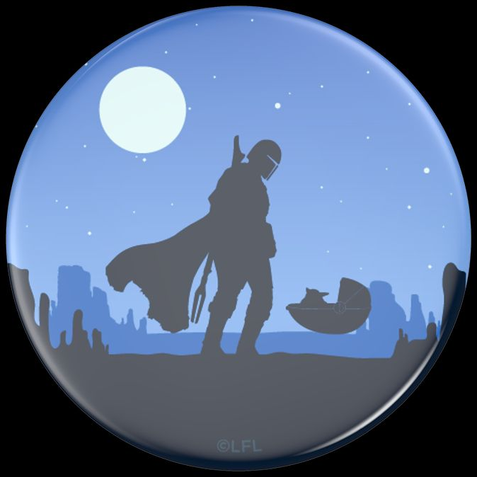 PopSockets Grip Mandalorian Arvala-7 blue