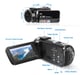 Videocamera 2.7K/36MP/zoom 16x/visione notturna IR