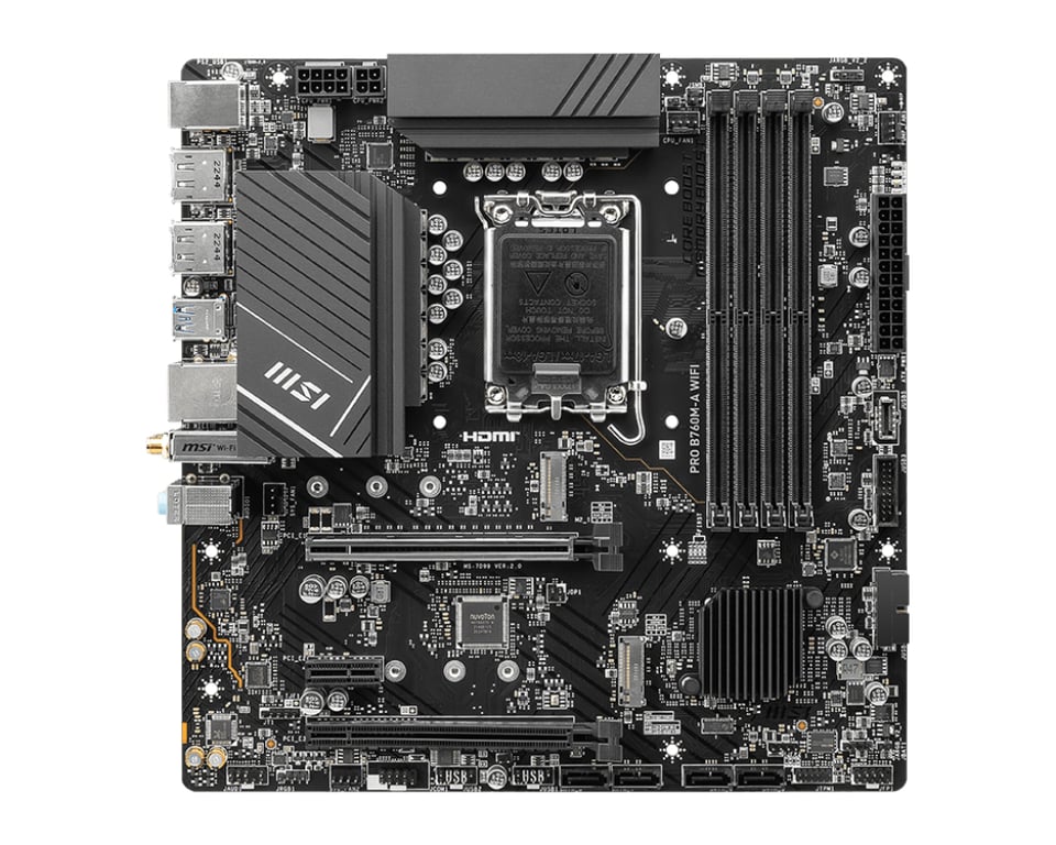 MSI PRO B760M A WIFI B760LGA1700DDR5mATX
