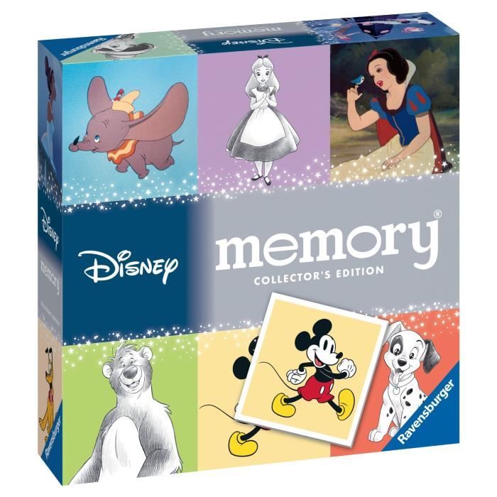Jeu de Mémoire Disney Collector pour Anniversaire - Amusement en Famille - Neuf