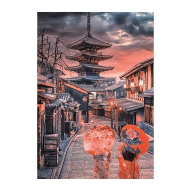 CLEMENTONI - Compact 500 pezzi - Sera a Kyoto