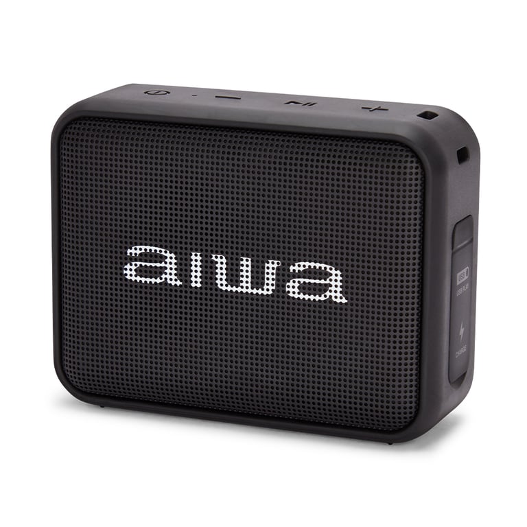 Enceinte Portable Aiwa BS-200BK – Mono, 6W RMS, IPX6, Bluetooth 5.0