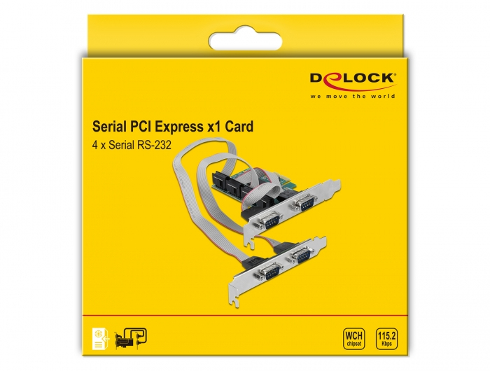DeLOCK 90410 carte et adaptateur d'interfaces Interne RS 232 Neuf - vue 3