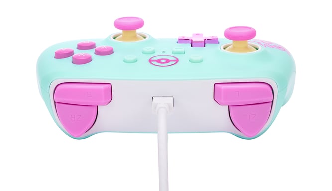 PowerA NSGP0146-01 accessorio per videogiochi Blu, Rosa USB Analogico Nintendo Switch gamepad