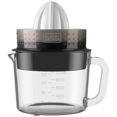 Presse-Agrumes Black & Decker BXCJ30E – 30W, 1L, 2 Cônes, Filtre Réglable - vue 4