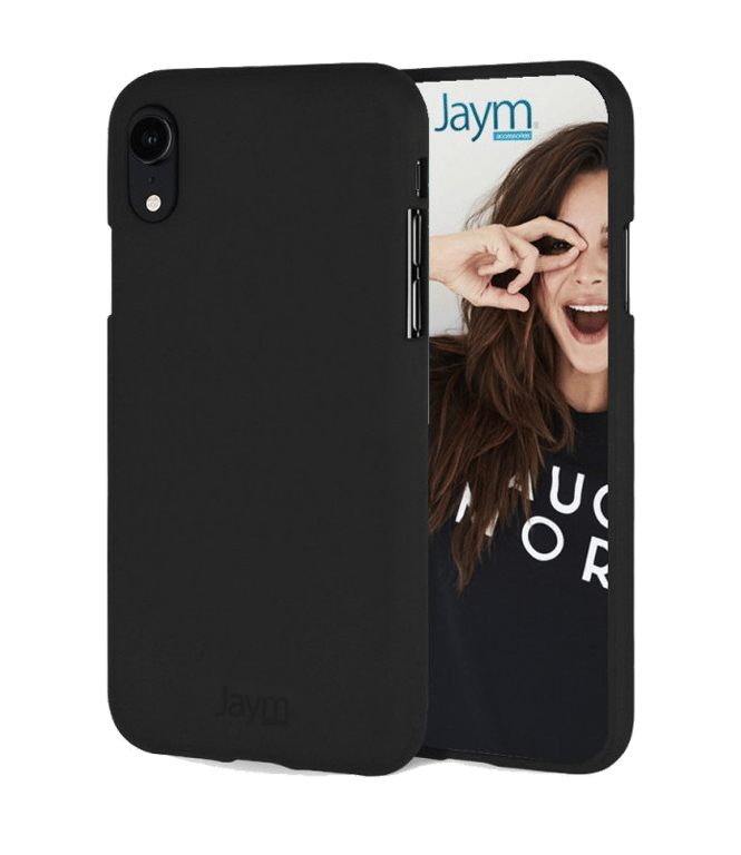JAYM - Coque Silicone Soft Feeling Noire pour Samsung Galaxy A40 ? Finition Silicone ? Toucher Ultra