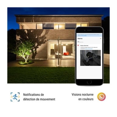 Camini Air 2 Solar - Cámara Wi-Fi inalámbrica para exteriores con panel solar