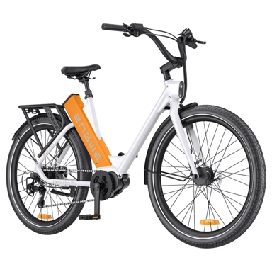 Vélo électrique de banlieue à moteur central ENGWE P275 ST 250 W, cellule Samsung 19,2 Ah-Orange