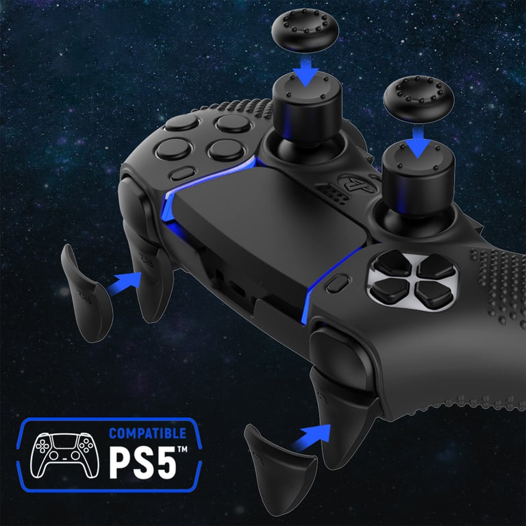 Housse pour manette PS5 INF DualSense Edge Elite Silicone Protection Mixte - vue 2