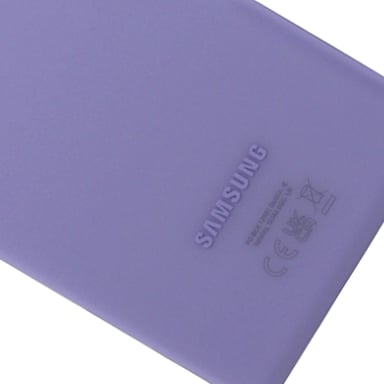 Originale Samsung Galaxy S21 FE Battery Cover color lavanda con lente