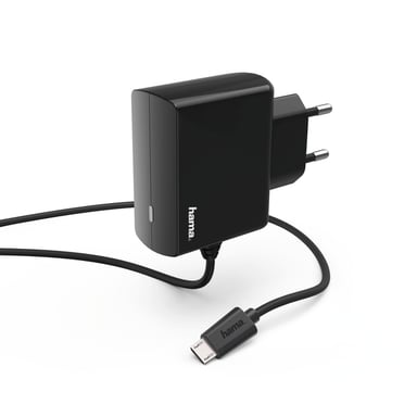 cargador micro-USB, 2,4 A, negro