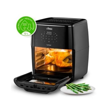 Ufesa Sensei Sencillo 12 L Independiente 1700 W Freidora de aire caliente Negro