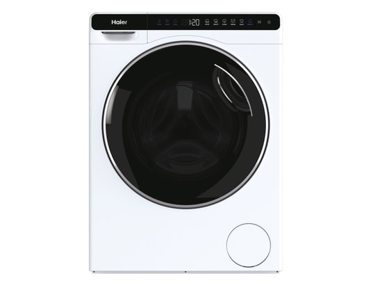 HAIER HW50-BP12307-S Lave-linge compact - 5 kg - 1200 T/min - moteur induction - 6 programmes - écran LED - fin différée 1-24h - faible bruit - consommation A - Neuf