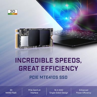 Transcend PCIe SSD 410S 512 GB M.2 PCI Express 4.0 NVMe 3D NAND
