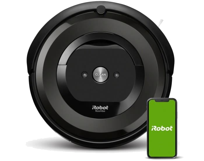 iRobot Roomba e6192 - Aspirateur robot - Bac 0,45L - Batterie Lithium-iOn - 2 brosses multi-surfaces