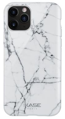 Custodia effetto marmo per Apple iPhone 11 Pro, bianco