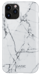 Custodia effetto marmo per Apple iPhone 11 Pro, bianco
